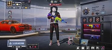 PUBG Mobile hesabı – qadın obrazlı, zəngin əşya və dekor dəsti - — 8