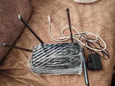 alfa modem: TP-Link simsiz Wi‑Fi routeri Xüsusiyyətlər: - 2.4 GHz diapazonu — 1