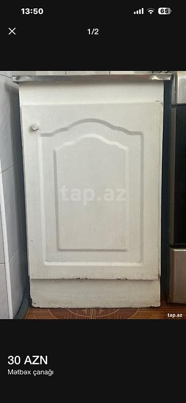 Düzbucaqlı Mətbəx çanağı, Şkaflı, Paslanmaz polad