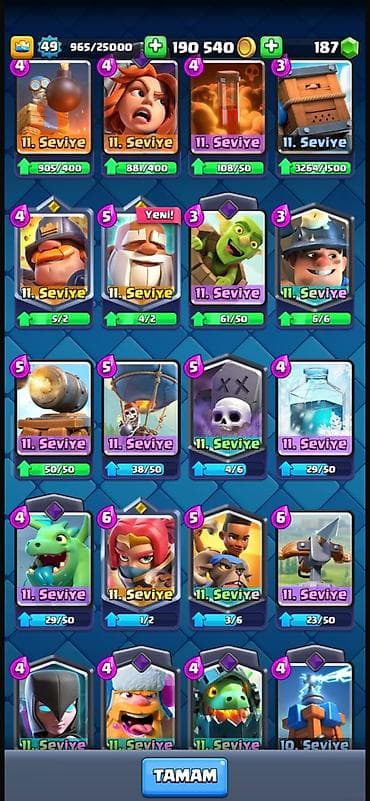 Спорт и хобби: Clash Royale hesabı – yüksək səviyyəli kolleksiya və resurslar - Kral — 4