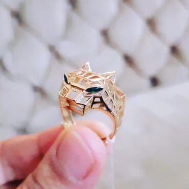 qızıl üzüklər qiymətləri 2022: Toy, Üzük, Sarı qızıl, 585 Əyar — 6