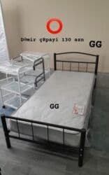 demir çarpayı: Yeni, Təknəfərlik çarpayı, Matras ilə — 1