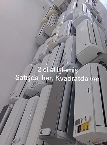 2 əl iləmiş zəmanətli kondisonerlərimiz. Satışda 45 kv 35 kv 60kv — 2