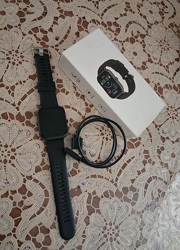 termo pasta: Yeni, Smart saat, Smart, Sensor ekran, rəng - Qara — 2