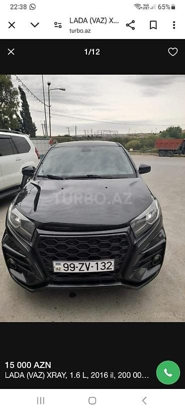 avtomobil vaz: VAZ (LADA) XRAY: 1.6 l | 2016 il 260000 km Krossover — 1
