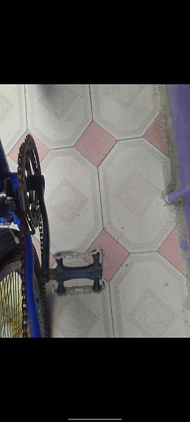 velesibet: Məhsul: Dağ/şəhər tipli velosiped - Rəng: Göy (narıncı yazılarla) - — 8