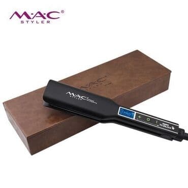 Ütü fen Mac Titanuim Rəqəmsal Düzləşdirici -450 F Qara Ağıllı sensor
