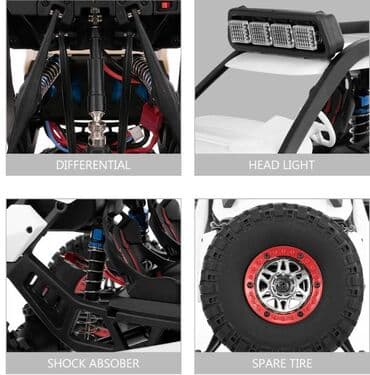 transmitter: Wloys 12429 Rc car 1/12 scale. 4wd . 2.4Ghz Remote control. 40km/h — 12