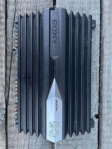 Sony Xplod avtomobil gücləndiricisi + 1DIN MP3/BT maqnitola seti -