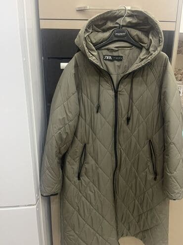 Спортивные костюмы: Пальто, Zara, S, M, цвет - Зеленый — 1