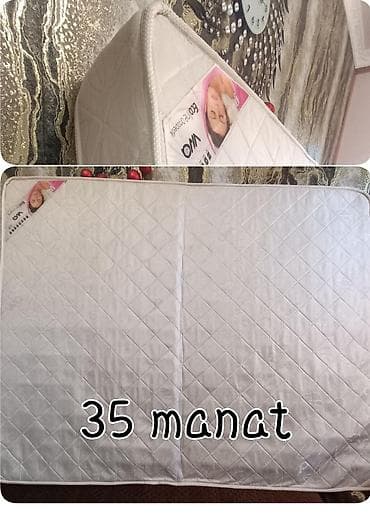 Мебель: - Ortapedik döşək üstü (eco line, VİO markası). Ağ rəng, kvadrat — 1