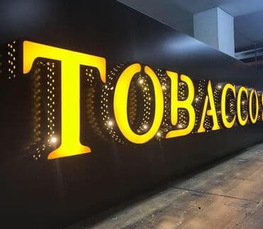 köynək çap: 🔹️Neon işıqlar 🔹️Qabarıq ( işıqlı,işıqsız) hərflər 🔹️Light box — 11