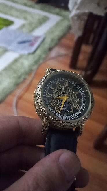 yantar saat: Qol saatı, Patek Phillipe, rəng - Qızılı — 4