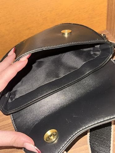 сумка на плечо: Leopar naxışlı çiyin çantası - Model: “FASHION & BAGS” yazılı — 3