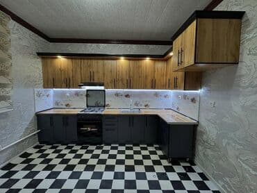 белорусская мебель в баку: Sifarişlə mətbəx dəsti, Özü çəkən petlələr, MDF, Kredit yoxdur, Pulsuz çatdırılma — 2