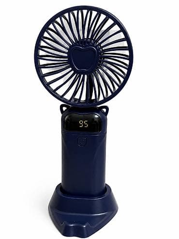 Elektronika: Daşınan mini ventilyator – USB şarjlı, stolüstü və əl tipli - Kompakt — 3