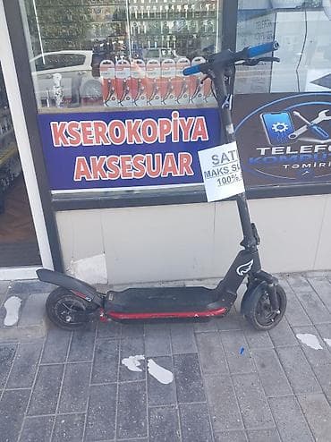 samokat: Elektrik skuter satılır maks sürət 35km 100faiz zayratqa ilə 60 70km — 1