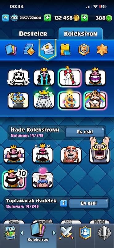 xp qizil: Məhsul: Clash Royale hesabı Təsvir: Hesab göz qabağındadır. Real — 5