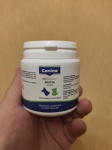 pekinis it: Canina PETVITAL Biotin Tabs – itlər və pişiklər üçün 1 ədədi 1 — 1