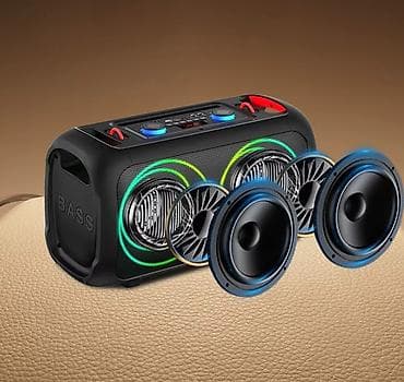 bluetooth mikrofon: Yeni Kolonka, Növ - Portativ, rəng - Qara — 3