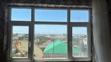 PVC plastik pəncərə dəsti - Material: ağ rəngli PVC profil -
