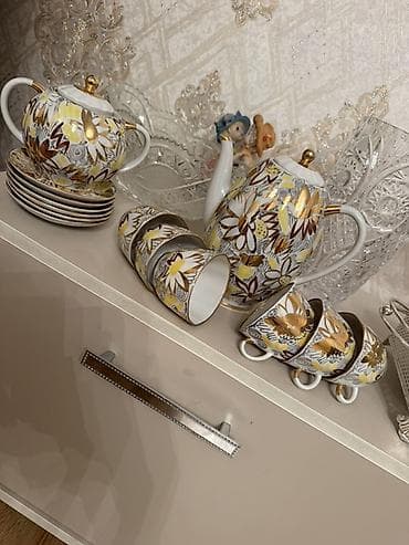 Чайный набор, Фарфор, 6 персон, СССР — 2