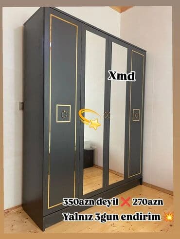 niva 4 qapili: Açılan, 4 qapılı Düz dolab, Qarderob, paltar dolabı — 1