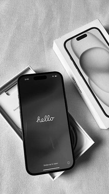 Elektronika: IPhone 15, 128 GB, Qara, Face ID — 3