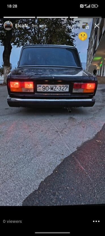 w210 disk: VAZ 2107, qara rəng, sedan. Xüsusiyyətlər: - Klassik “07” dizaynı — 3