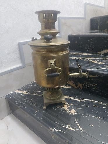 iphone x max: Mis samovar – klassik kömür/odunla işləyən model1879 3 litirdir — 2