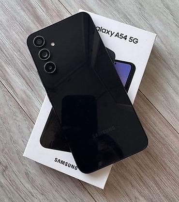 samsung tilvizor: Samsung Galaxy A54 5G, 128 GB, rəng - Qara, Sənədlərlə — 1