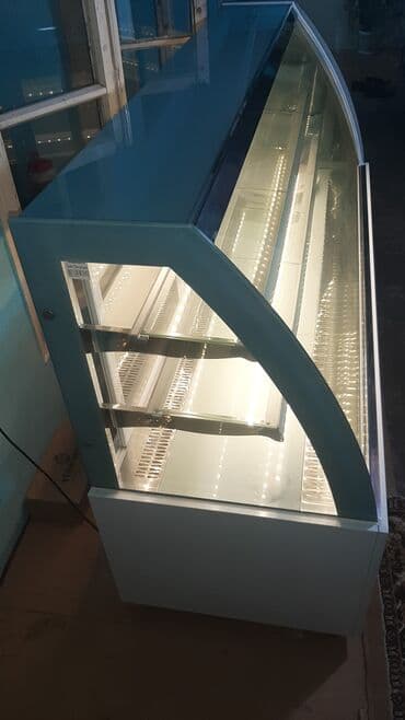 Dərin dondurucular: Vitrin tipli soyuducu (konditer vitrin) - Şüşə ön panel və LED — 3