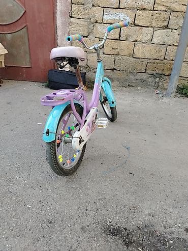 usaq velosipedler: Uşaq velosipedi – Unicorn temalı - Çərçivə: polad, pastel — 1