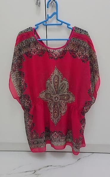 ikinci el paltolar: Pareo tipli çox gözel,ince,zerif,şifon plyaj köyneyi.Ölçü — 1