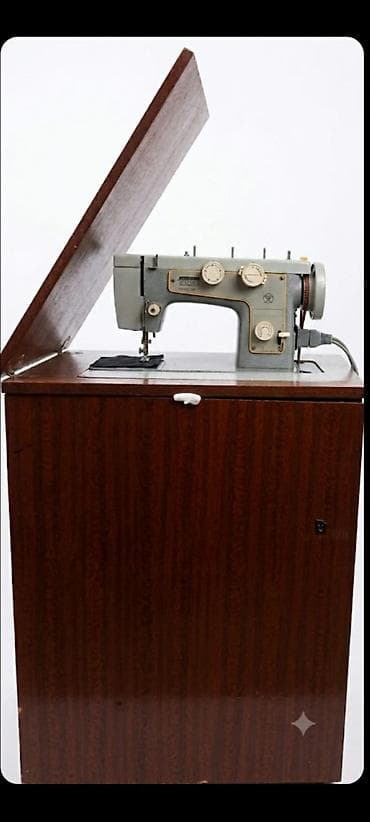 type c adapter: Tikiş maşını – kabinetli, elektriklə işləyən model Xüsusiyyətlər: - — 1