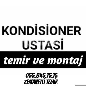 Ilqar: Hernov kondisionerleri zemanetli temiri sokulub qurasdirilmasi