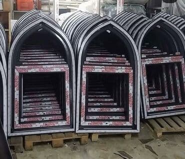Ремонт и строительство: Tağlı formaya malik bu PVC pəncərə çərçivələri müxtəlif memarlıq — 1