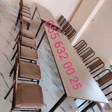 bağça üçün: Yeni, Kvadrat masa, Açılmayan, Stullar ilə, Azərbaycan — 4