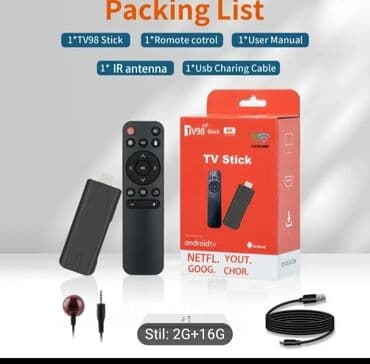 smartbox tv: Smart TV boks 2 GB / 16 GB, Android — 2