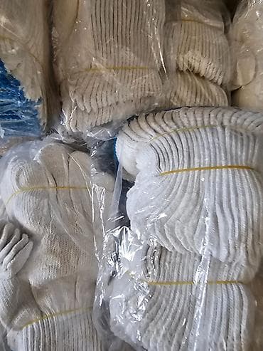 Məhsul: İşçi əlcəkləri (toxunma) Təsvir: - Ağ rəngli, sıx toxunmuş