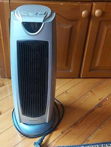 radiator: JL Nova elektrikli qızdırıcı - Güc səviyyələri: 750W və 1500W (üst — 1