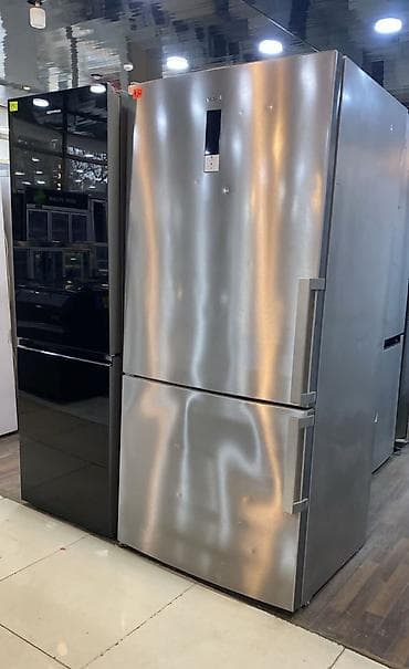 salitonda soyuducular: 2 qapılı Bosch Soyuducu Satılır, rəng - Gümüşü — 1