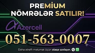 sim kredit 50 qepik: Nömrə: ( 051 ) ( 5630007 ), İşlənmiş — 1