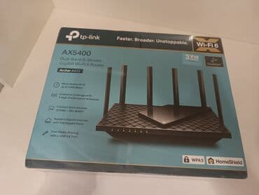 simsiz vayfay: Brend: TP-LİNK Model: ARCHER AX72 Xüsusi xüsusiyyətlər: Beamforming — 4