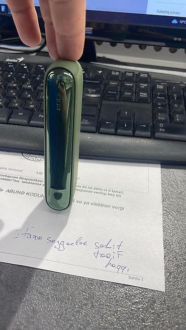 ıqos: IQOS elektron tütün qızdırma cihazı – yaşıl rəng Komplekt: - Qızdırma — 3