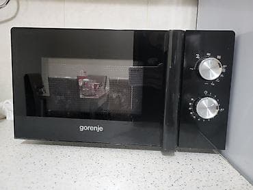 Mikrodalğalı soba Gorenje, Ayrıca dayanan, Mikrodalğalar ilə, rəng - Qara