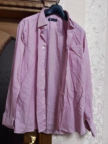 черно белые мужские футболки: Мужская рубашка, 2XL, цвет - Красный — 2