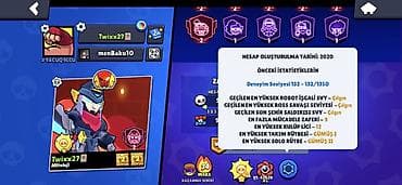 Brawl Stars oyun hesabı - Kupa sayı: 76,829 - Prestij: III - Toplam — 8