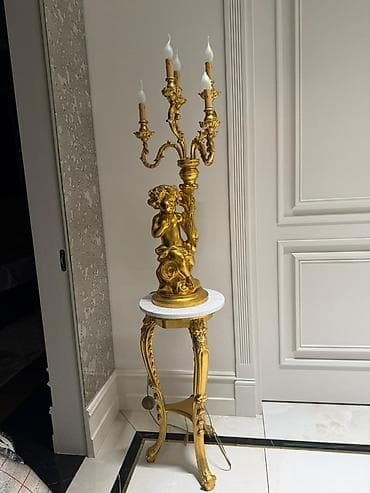 mişura işıq: Art Decor magazasından alınıb.Barokko üslublu elektrik kandelabr - — 3