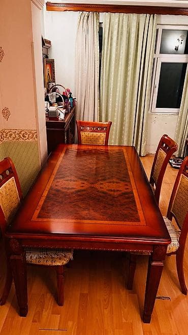 Qonaq otağı üçün, İşlənmiş, Açılmayan, Dördbucaq masa, 4 stul lalafo.az -da Qonaq otağı üçün, İşlənmiş, Açılmayan, Dördbucaq masa, 4 stul